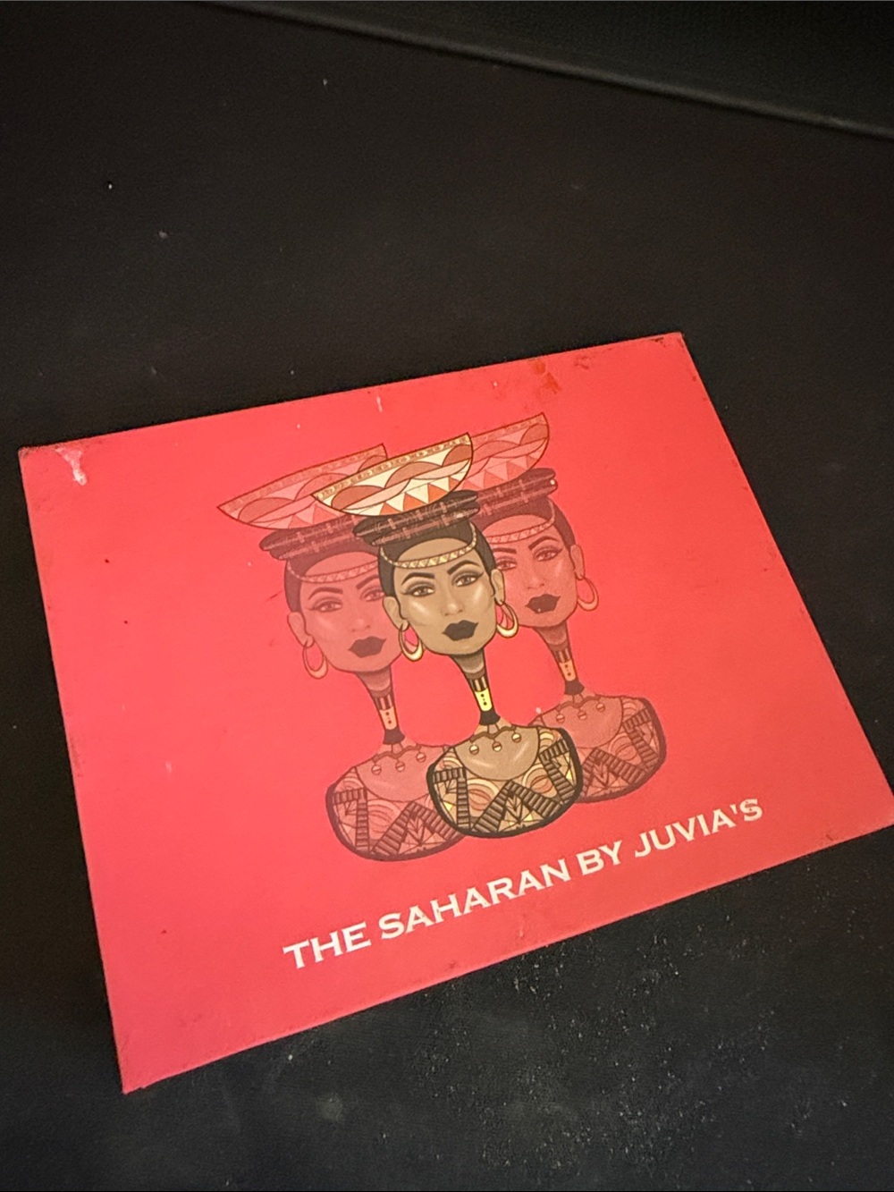 The Saharan Eyeshadow Palette by Juvia's - Red Cover